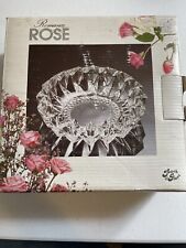 Vintage Romance Rose Ashtray 8” Round picture