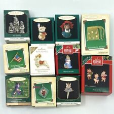 Lot 14 Hallmark Miniature Ornaments Mix Christmas 1990-2012 picture
