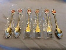 National Assembly Republic of Korea Spoon and Fork RARE set of (6) picture