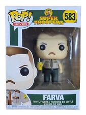 VAULTED Funko POP Super Troopers #583 FARVA, 2018 In Protector, New picture
