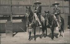 RPPC Osuna Charros Mexico 740 Horses Gevaert Real Photo Post Card Vintage picture