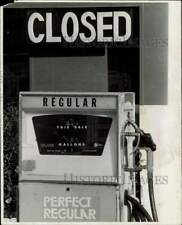 1979 Press Photo Perfect Gas Station Closed Due to Shortage, Miami, Florida picture