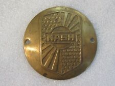 RARE 1930 Nash Radiator Badge Vintage Trim Sign Emblem OEM Metal Original picture