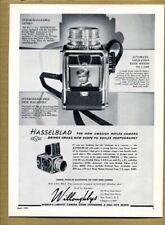 Peter Gowland Polaroid vintage 1951 Print Ad & Hasselblad 1600F Camera Ad picture