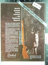 1968 Weatherby Magnum 224 257 7mm 270 378 460 deer hunting ad advertisement k30 picture
