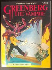 GREENBERG THE VAMPIRE (1986) Marvel Comics graphic novel #20 1st VG+/FINE- picture
