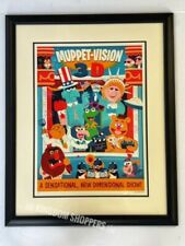 2022 Disney Parks The Muppets Muppet Vision 3D Frame Giclee Dave Perillo #23 picture