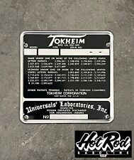 Reproduction TOKHEIM 39 ID Tag - Gas Pump Parts picture