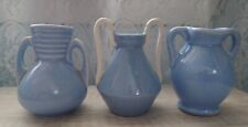 Vintage Shawnee Miniature Pottery Vases USA Lot Of 3 picture