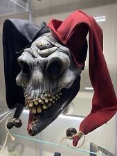 Jester Custom Latex Halloween Clown Mask, Horror picture