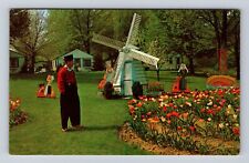 Holland MI-Michigan, Sunny Brook Court, Antique, Vintage Souvenir Postcard picture