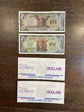 2x Lot 2007 Disney Dollar Pirates Of The Caribbean Flying Dutchman & Black Pearl picture