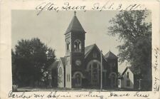 Afton Iowa Union County Presbyterian Church 1914 Postcard 13588 RPPC picture