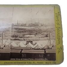 1889 Johnstown Great Flood SV, Camp Flynn adjacent to Railroad, Pennsylvania picture