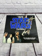 vtg 1978 Ballantine Books 345-27377-x  Star Wars Calendar picture