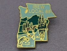 Vintage IBEW LU LOCAL UNION 89 LAPEL METAL PIN International Brotherhood picture