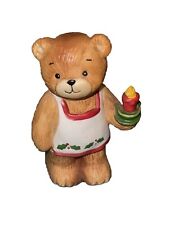Vintage Lucy & Me Teddy Bear Enesco Ceramic ￼Figurine With Candle Fun picture