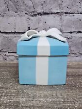 Tiffany & Co Gift Present Trinket Box Blue Bow 4”x4” picture
