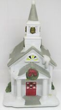Partylite “The Church” Tea Light Candle Christmas Village LIGHT UP CHURCH W BOX. picture