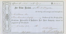Cleveland, Painesville and Ashtabula Rail Road Co. - Railway Payment Receipt - R picture