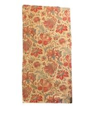 Beautiful 20th cent french cottton exotic floral fabric 1646 picture