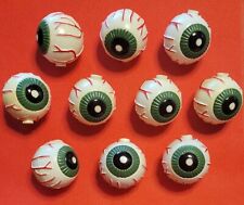 Set of 10 Vintage 1990s Halloween Eyeball String Light Covers Replacement picture