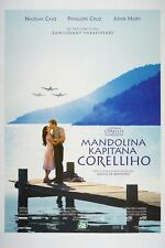 CAPTAIN CORELLI'S MANDOLIN 23x33 Orig Czech movie poster 2001 CRUZ, CAGE, MADDEN picture