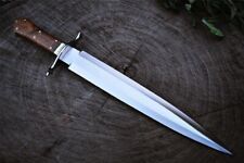 Coffin Handle Bowie Knife Full Tang Hunting Knife Survival Handmade Bowie Knife picture