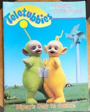 1998 Ragdoll Teletubbies Dipsy's Day to dance colouring activity book picture