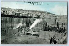 Bedford Indiana IN Postcard Bedford Quarries Co Aerial View 1905 Vintage Antique picture
