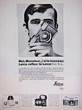 1968 PRESS ADVERTISEMENT LEICA CAMERA I HAVE THE NEW SLR LEICAFLEX S.L picture