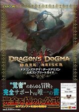 Dragon's Dogma Dark Arisen Official Complete Guide Art work Book Japan picture