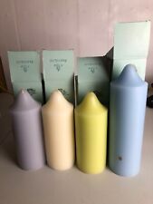 Partylite pillar candle lot, Sky, Lemongrass, Hydrangea/Periwinkle, Holiday Spic picture