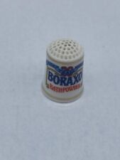 Vintage 1980 The Country Store Fine Porcelain Thimble- Boraxo Bath Powder picture