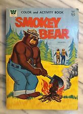 1971 Smokey Bear Color &Activity Book Mostly Unused picture