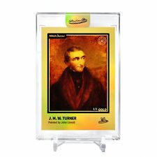 J. M. W. TURNER Holo GOLD Card 2023 GleeBeeCo #JMPN-G 1/1 picture