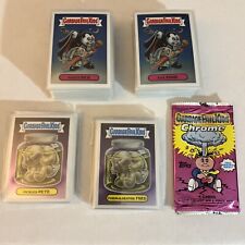 Garbage Pail Kids Chrome Series 1 COMPLETE BASE SET 110 CARDS +WRAPPER 2013 Lost picture