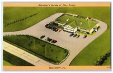 c1950's Schuster's House Of Fine Foods Greenville Pennsylvania PA Postcard picture
