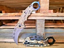 CS:GO Tactical Karambit Spring Assisted Open Blade Folding Pocket Knife Claw EDC picture