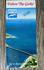 Vintage Follow The Gulls Chesapeake Bay Bridge Tunnel Brochure Pamphlet picture