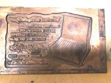 VINTAGE COPPER GARCIA VEGA CIGAR PRINTING PLATES FOR LABELS- VERY RARE TAKE LOOK picture