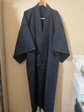 Hand Sewn in 1950 Japanese Kimono Set for Man with Best quality of Tsumugi etc. picture