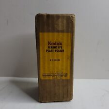 Vintage Kodak Ferrotype Plate Polish 8oz Glass Bottle, Rochester, NY SEALED NOS picture