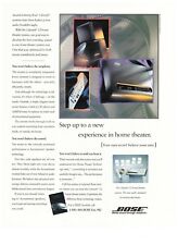 1997 Bose Lifestyle 12 Home Theater New Experience Vintage Print Advertisement picture
