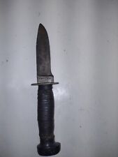 WWII US Navy Mk1 Fighting Knife H. Boker Made USN Deck Knife picture