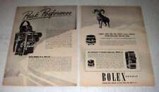 1945 Bolex H-16, H-8 and L-8 Movie Cameras Ad - Peak picture