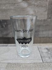 Team Stryker 2013 Pint Drinking Glass Stryker Combat Vehicle Military Pint Glass picture