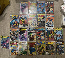 GI Joe A Real American Hero Marvel Lot/ Wolverine Issues See Description picture