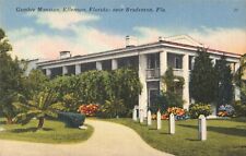 Ellenton FL Florida, Gamble Mansion House Near Bradenton, Vintage Postcard picture