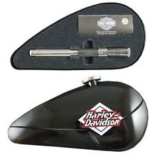 Waterman Harley Davidson Horizon Chrome Fountain Pen Med Pt New In Gas Tank Bx * picture